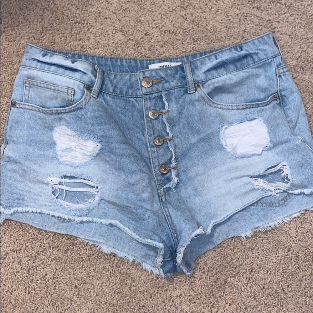 jean shorts